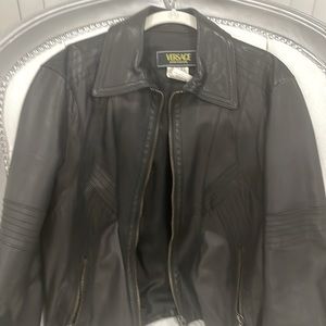 Versace Men’s Leather Jacket - image 1